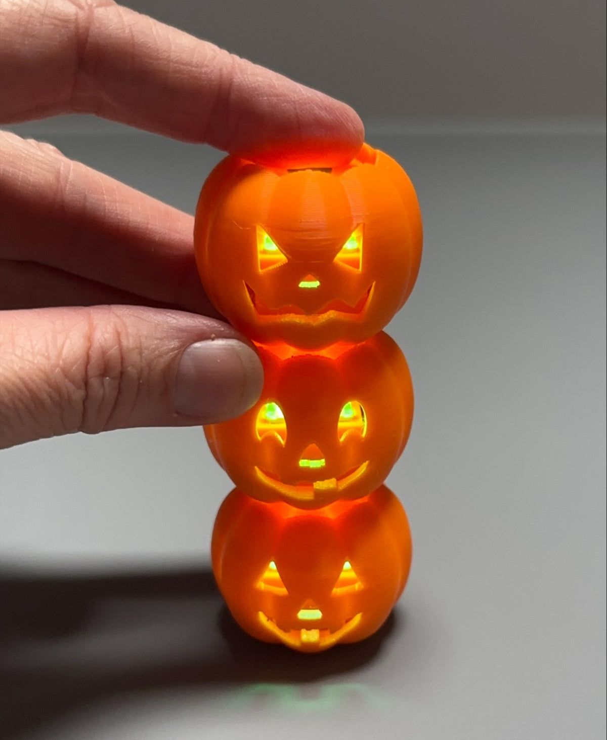 Light-Up Pumpkin Clicker Fidget