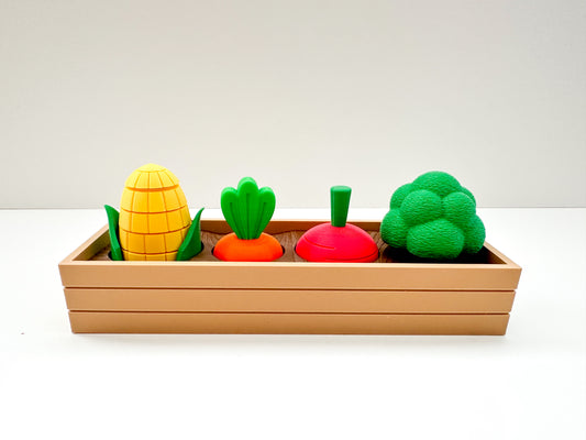 Veggie Fidget Garden Planter Box and Dirt Bed