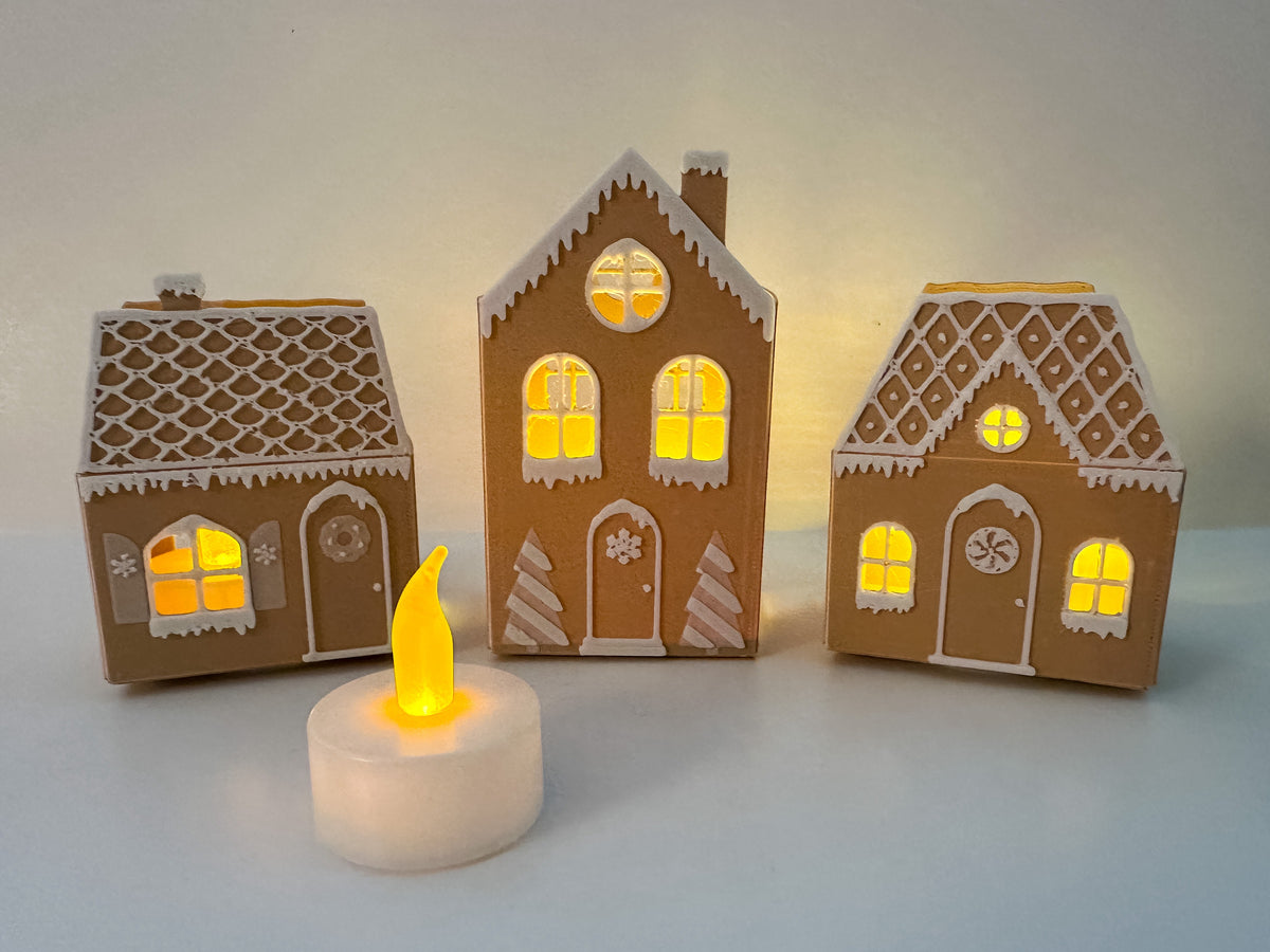 Mini Paper Bag Gingerbread House
