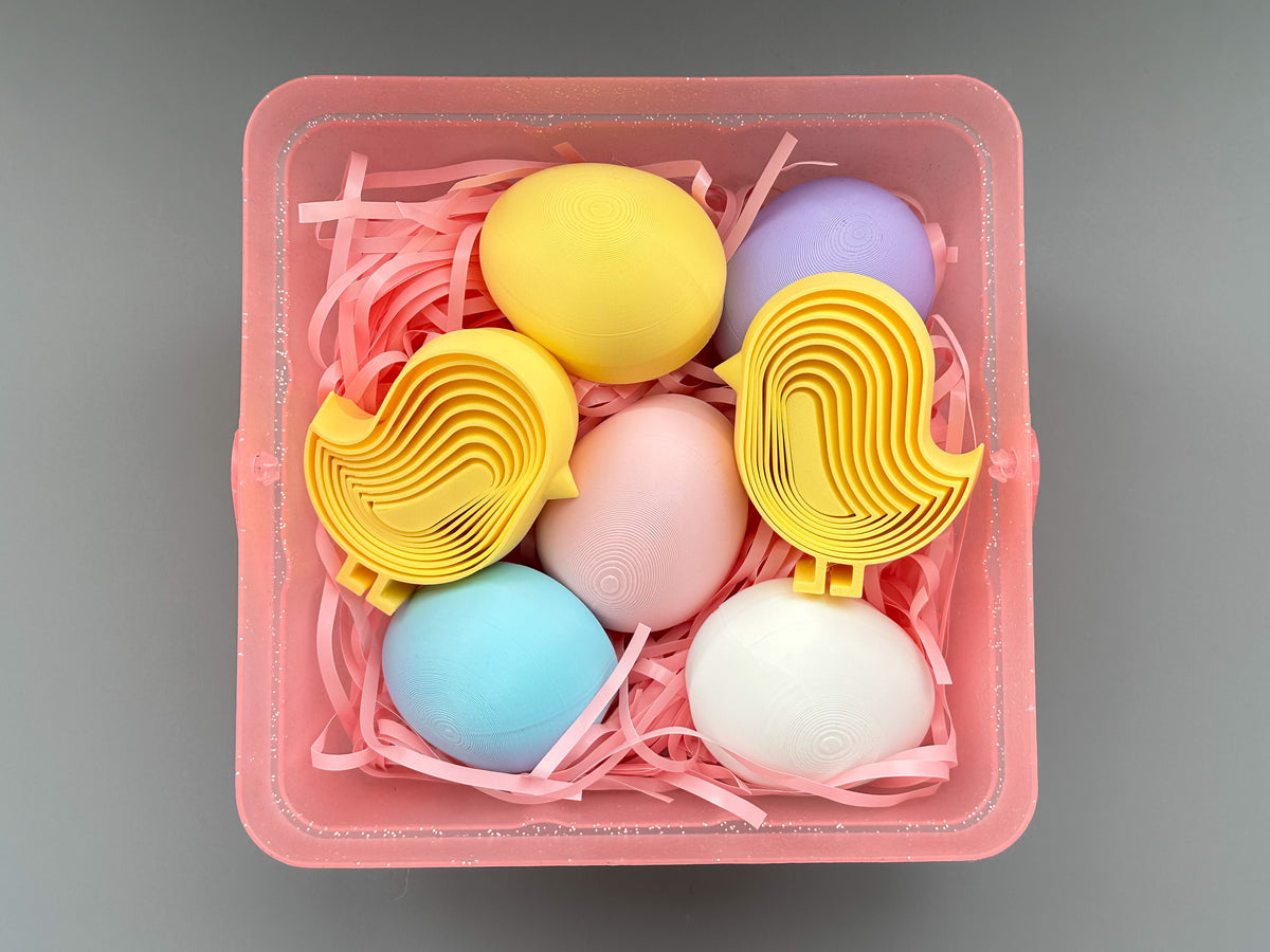 Baby Chick and Easter Egg Layered Fidgets