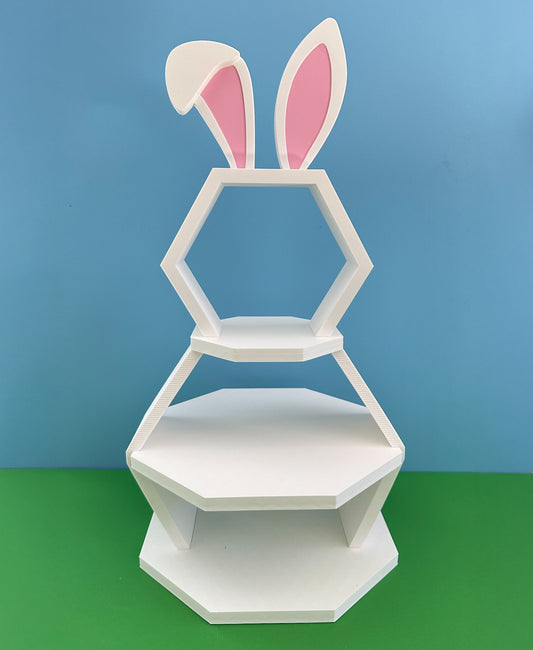 Easter Bunny 3-Tier Serving Stand