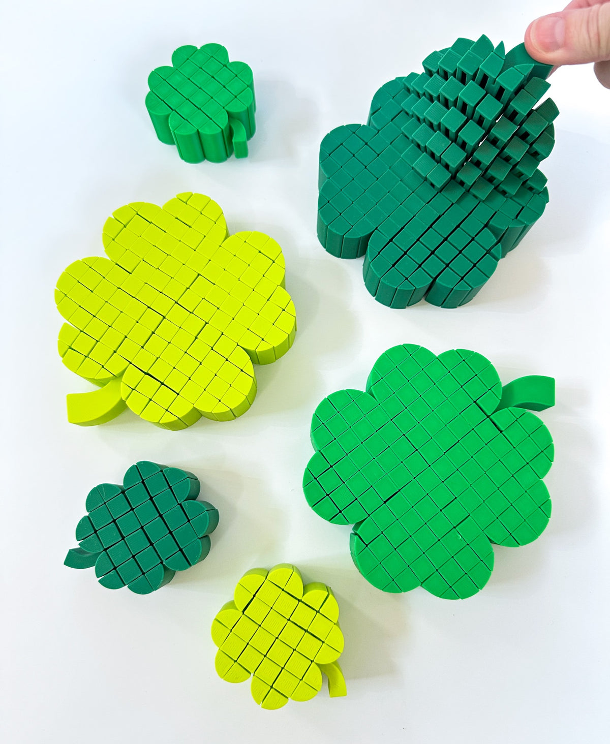 Pixel 4 Leaf Clover Fidget