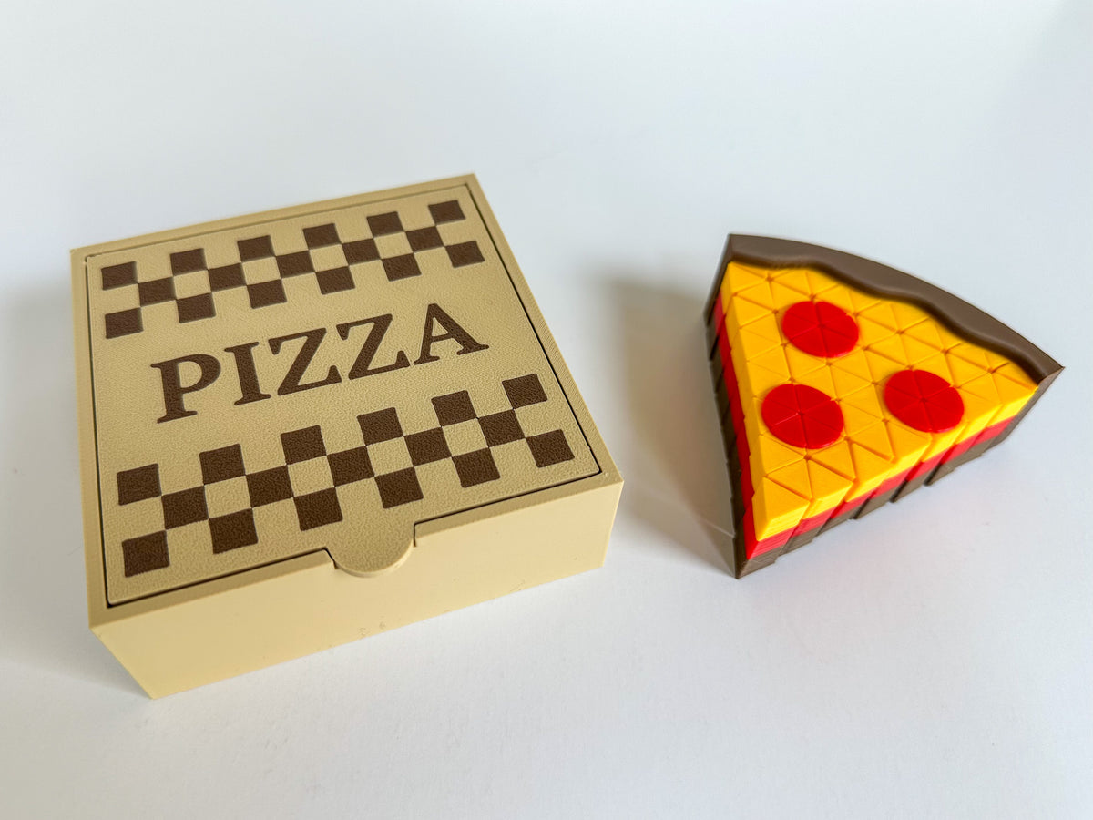 Pixel Pizza Slice with Pizza Box