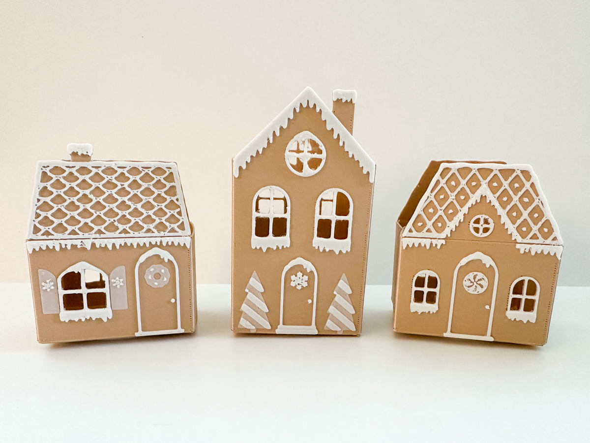 Mini Paper Bag Gingerbread House