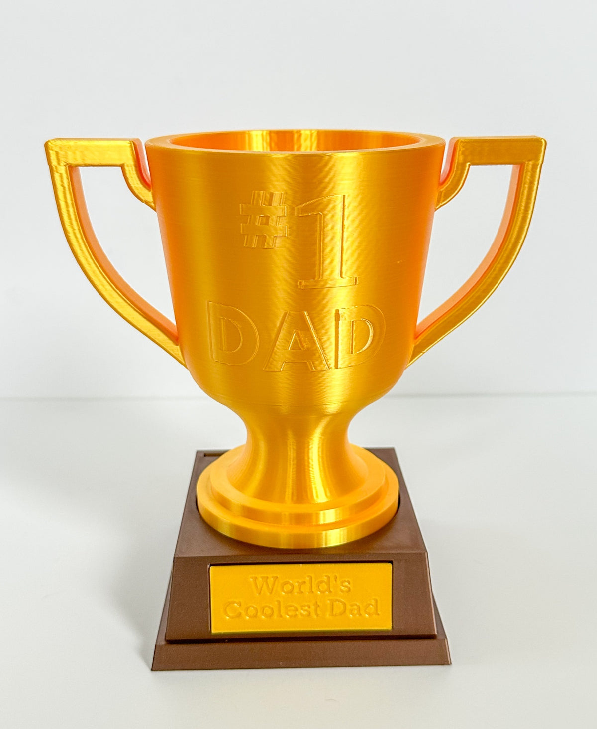 #1 Dad Trophy Ice Cream Holder