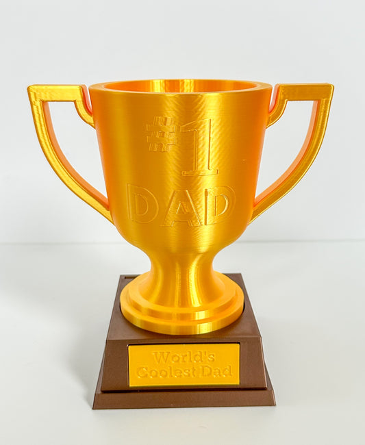 #1 Dad Trophy Ice Cream Holder