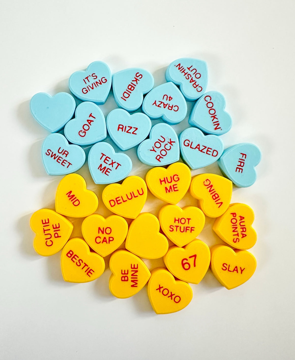 Conversation Heart Big Beads