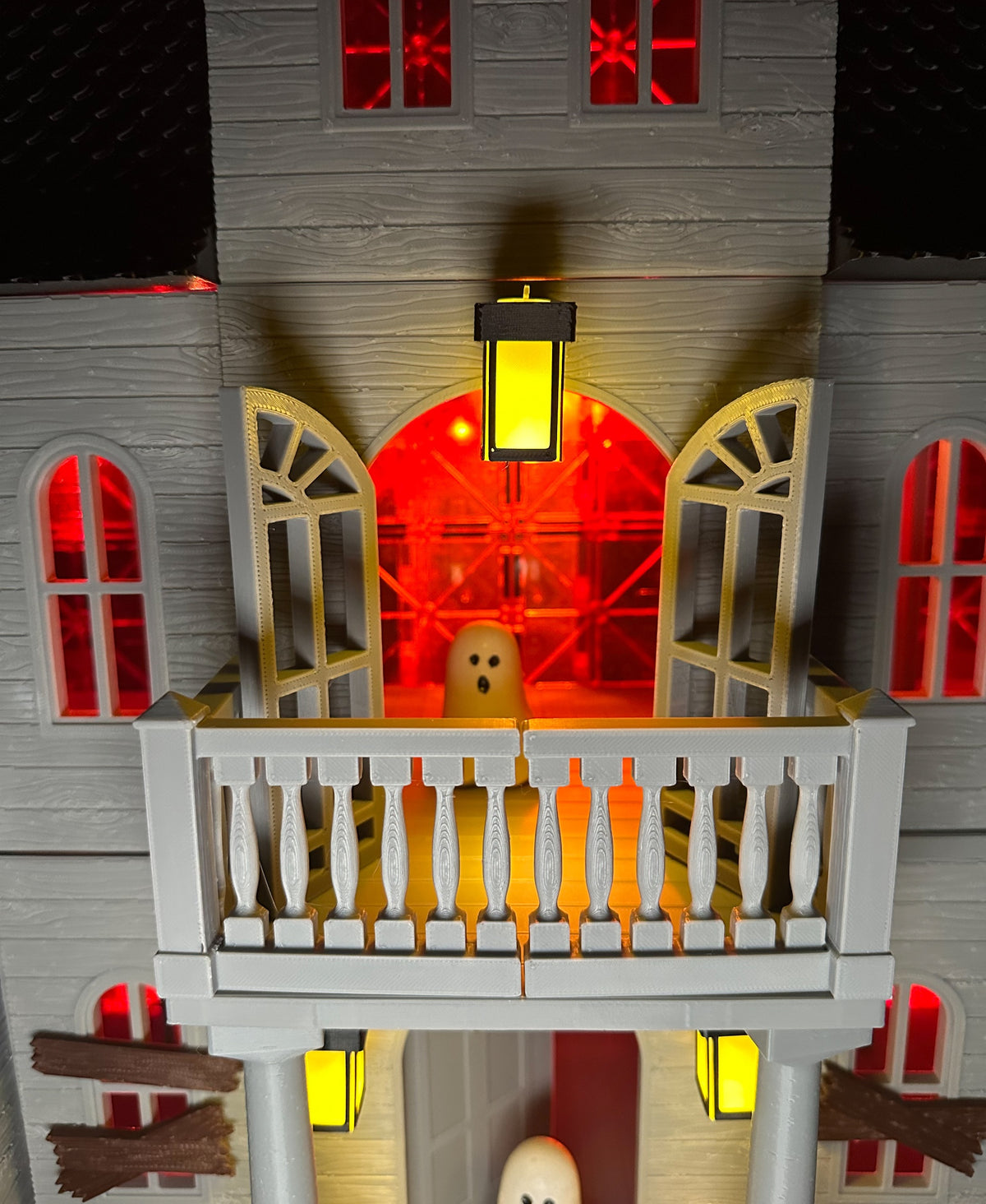 Magnetic Tile Haunted House: Walls