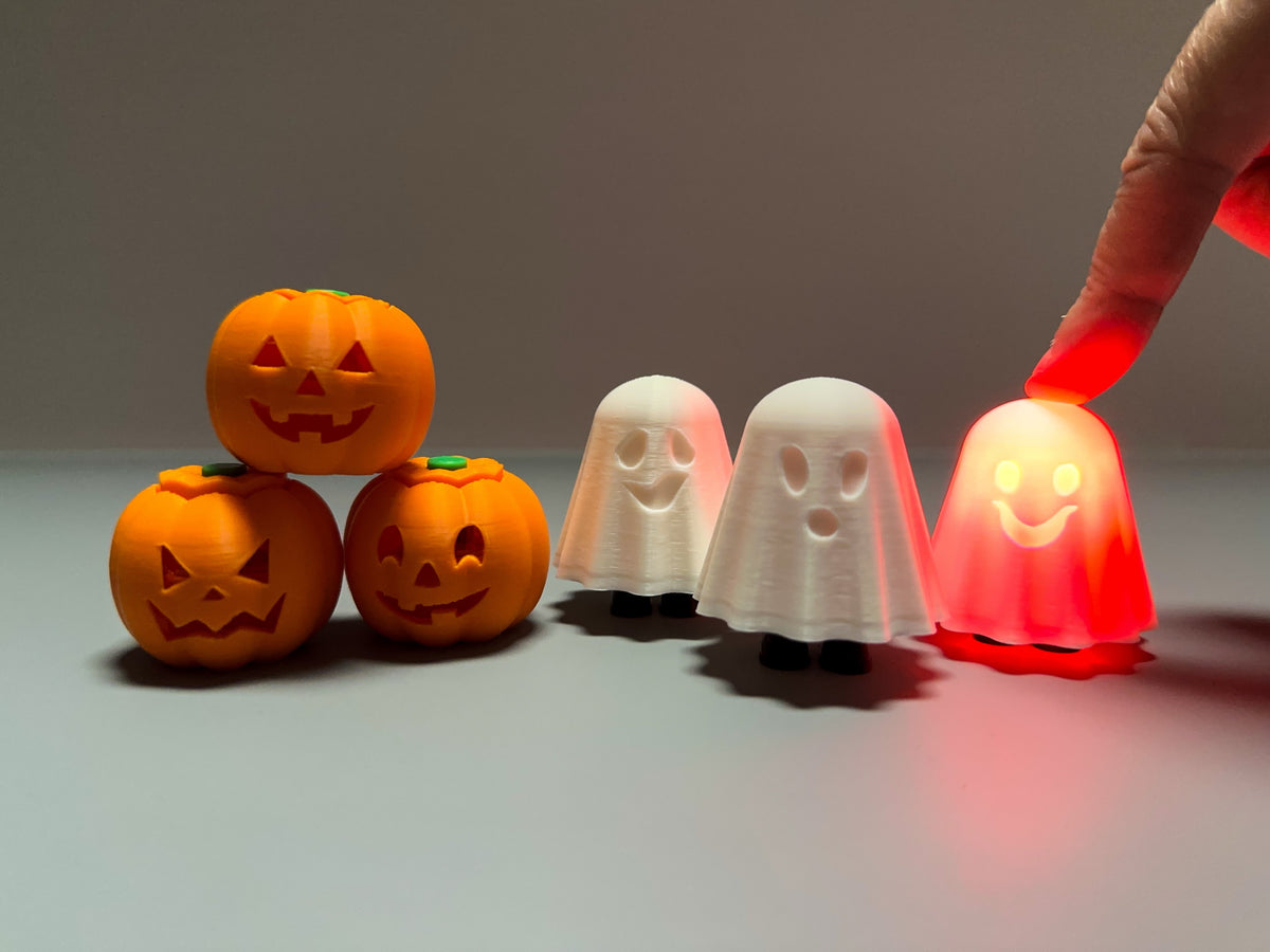 Light-Up Pumpkin Clicker Fidget