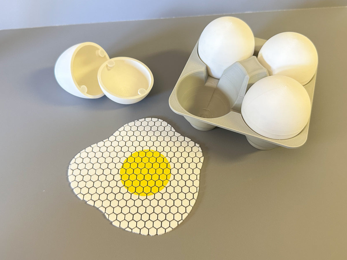 Fidget Fabric Fried Egg Set