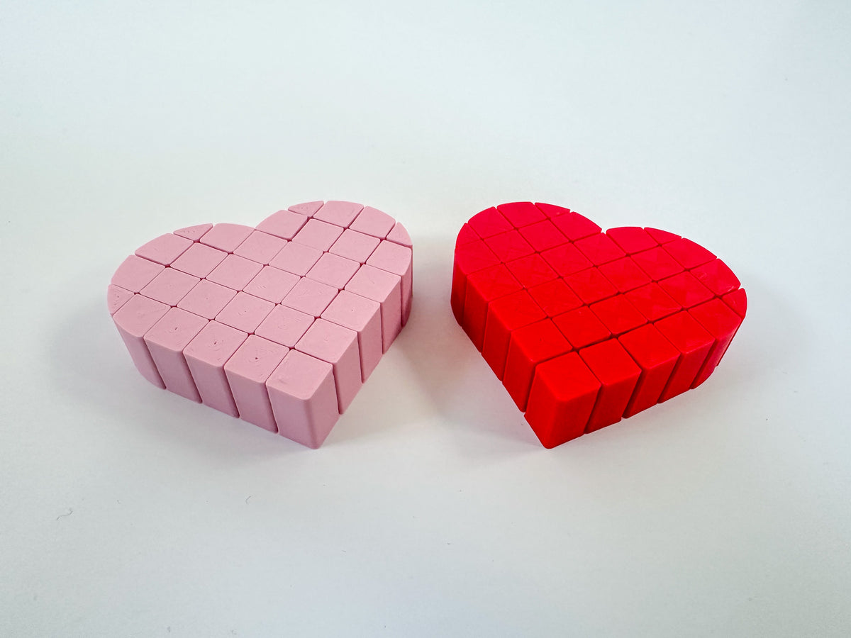 Small and Short Pixel Heart Fidget