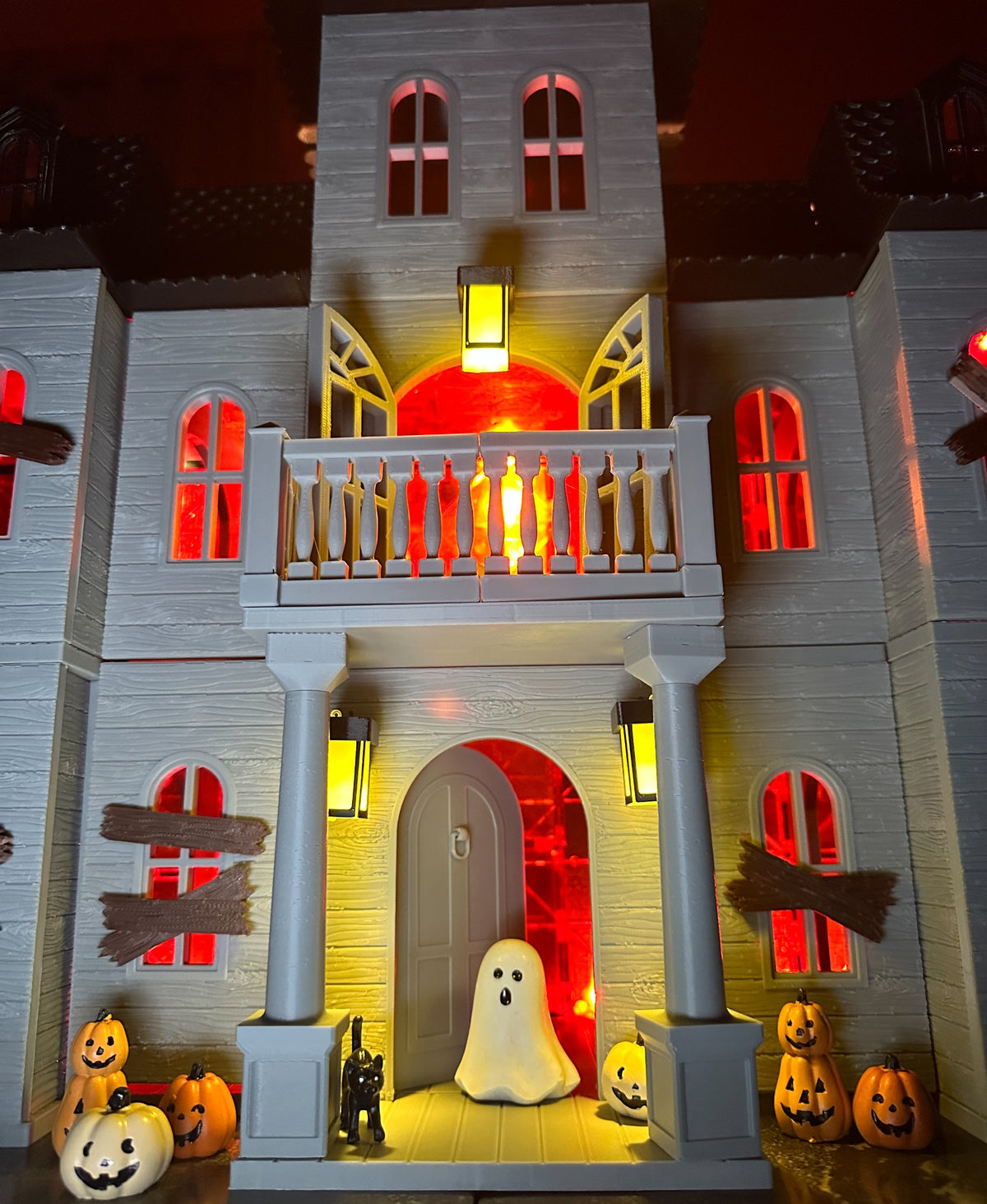 Magnetic Tile Haunted House: Roof