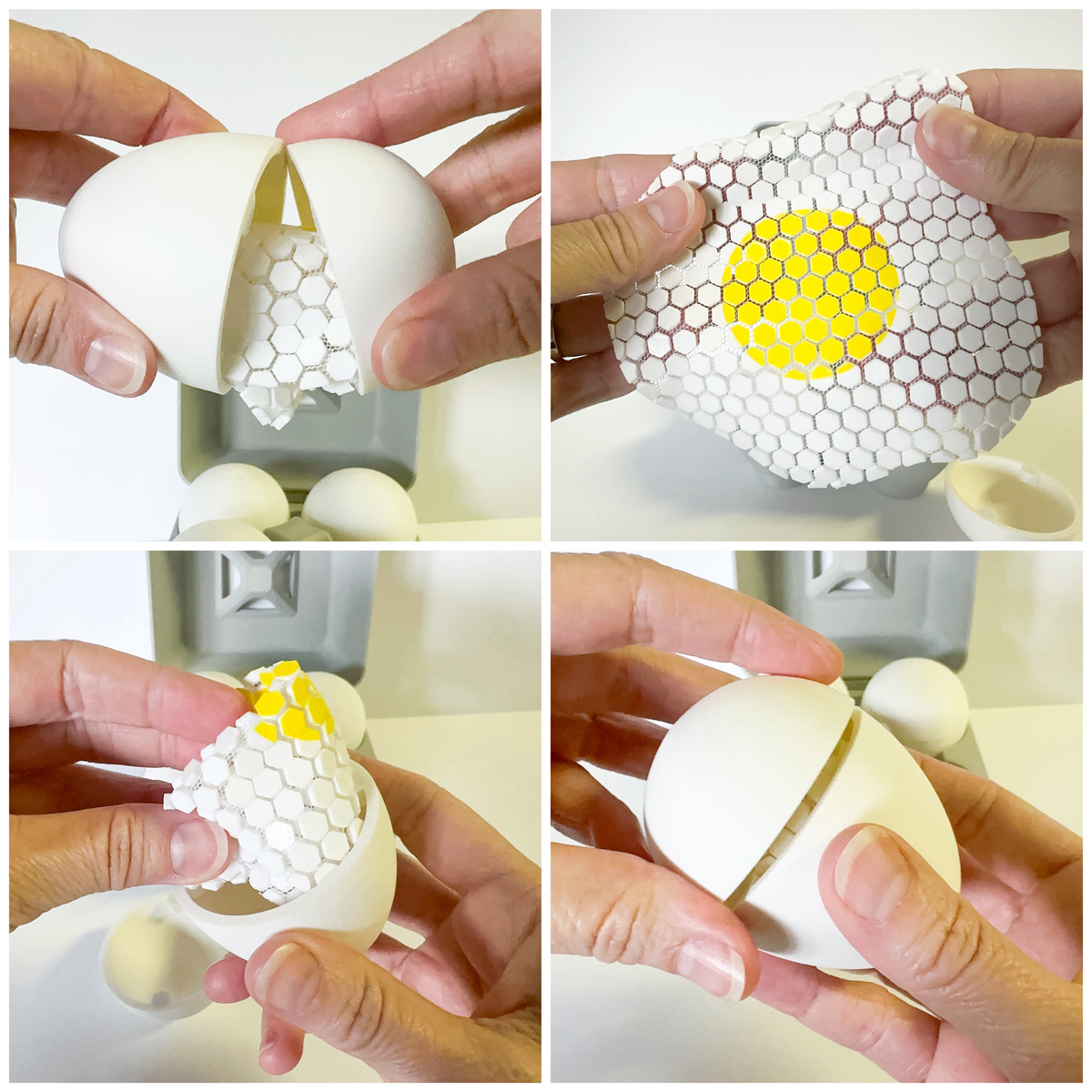 Fidget Fabric Fried Egg Set