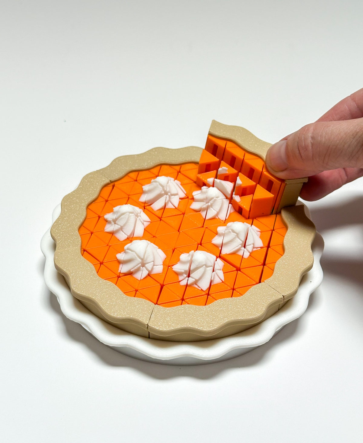 Mini Pixel Pie Slices and Pie Pan