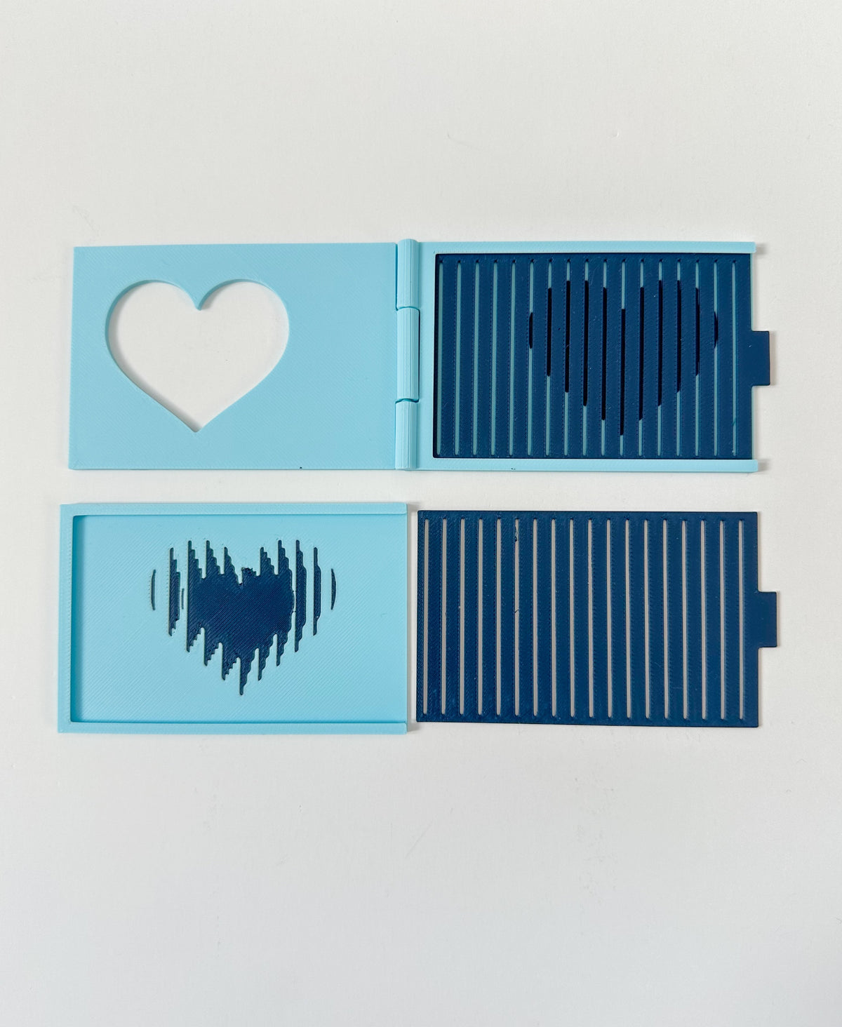 Heart Scanimation Card