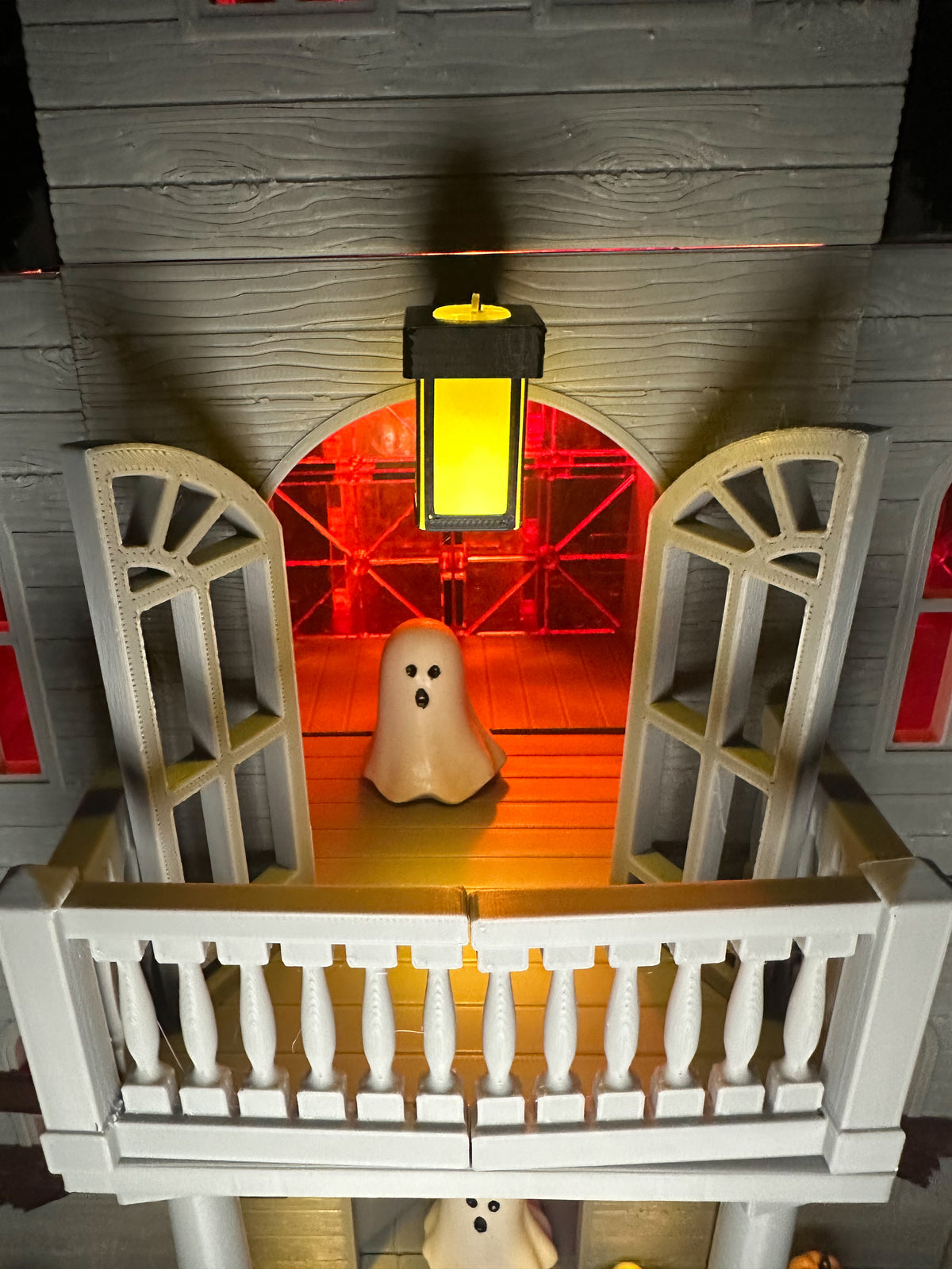 Magnetic Tile Haunted House: Porch Light