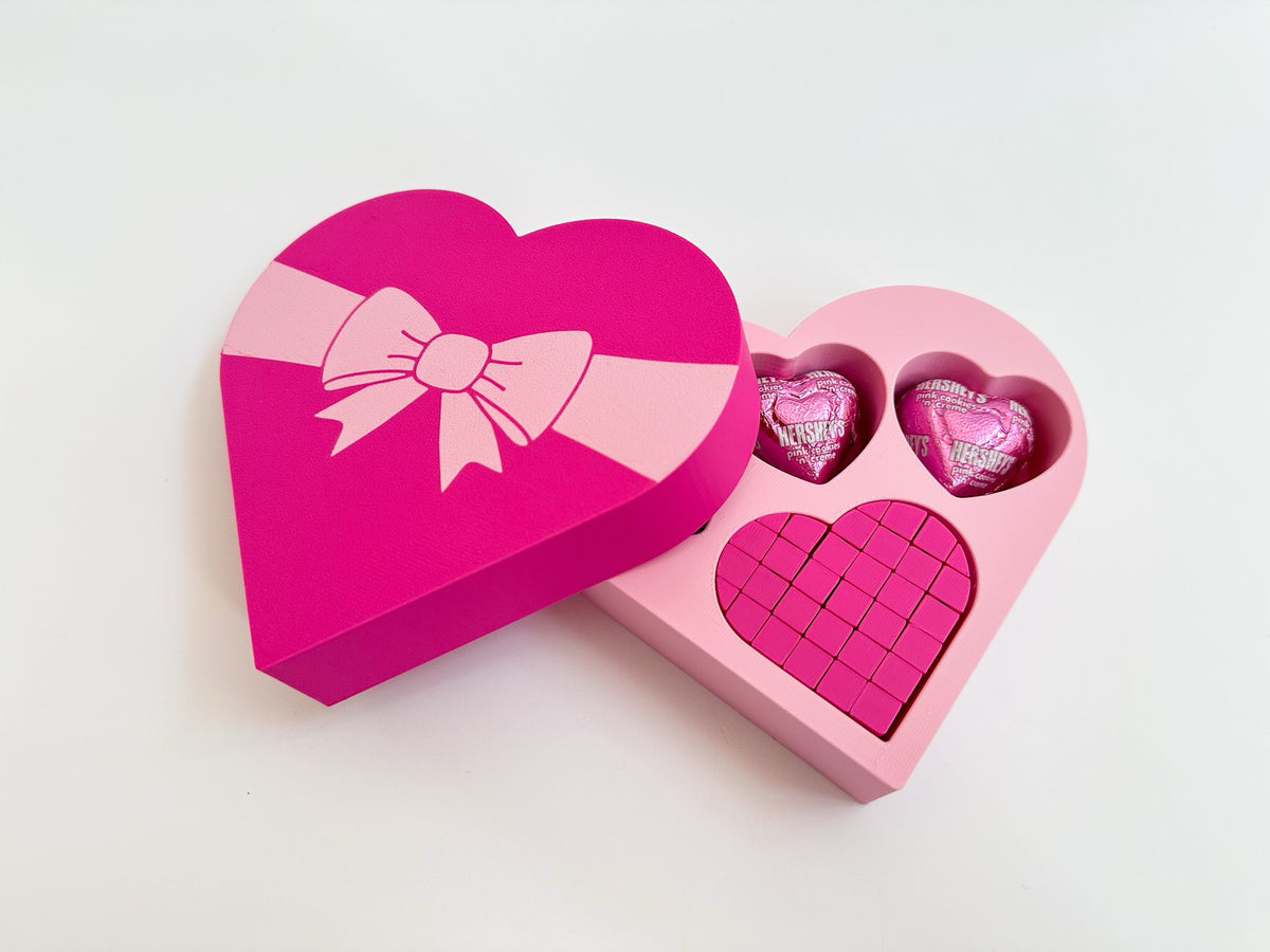 Pixel Heart Fidget with Heart Box