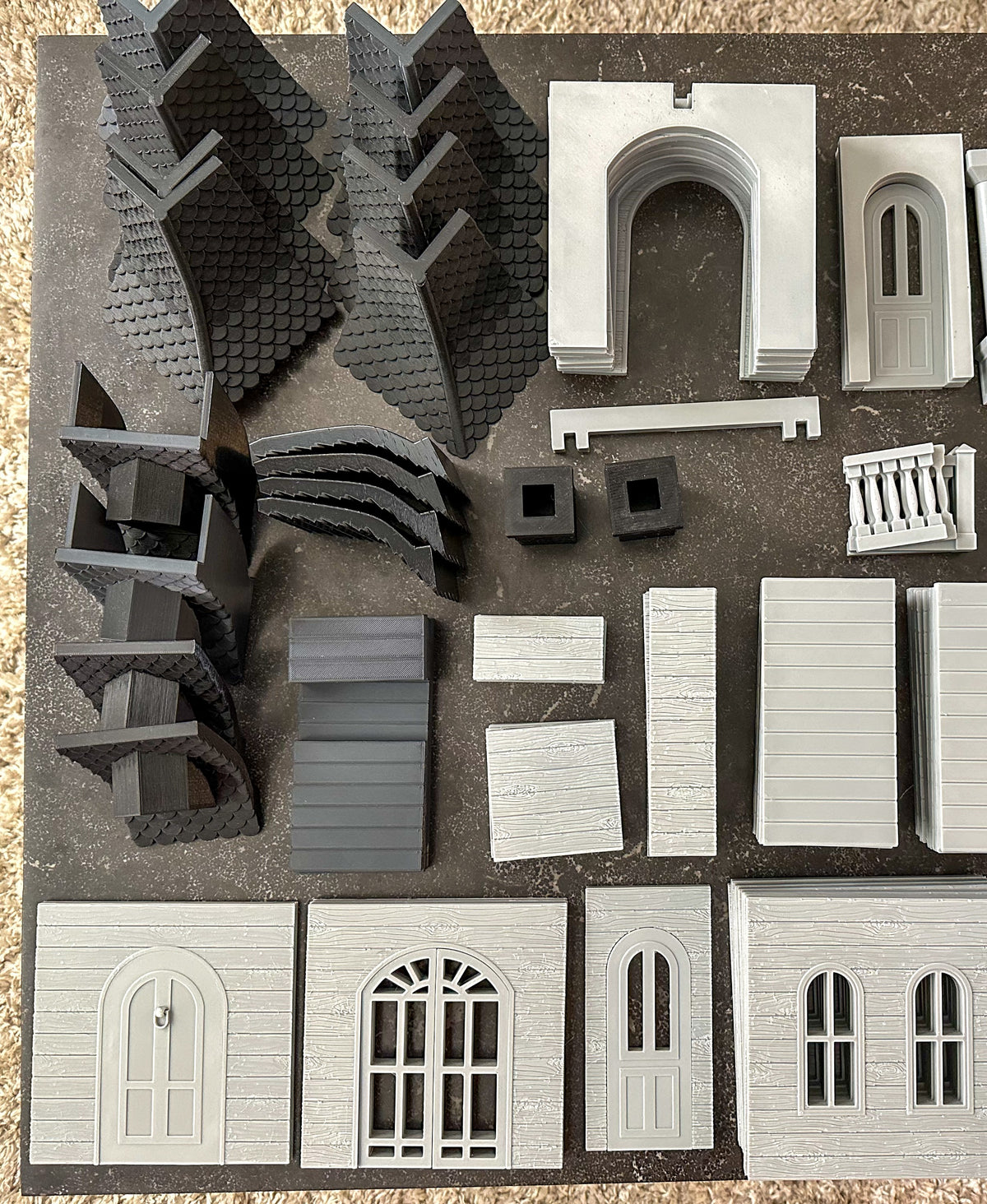 Magnetic Tile Haunted House: Doors