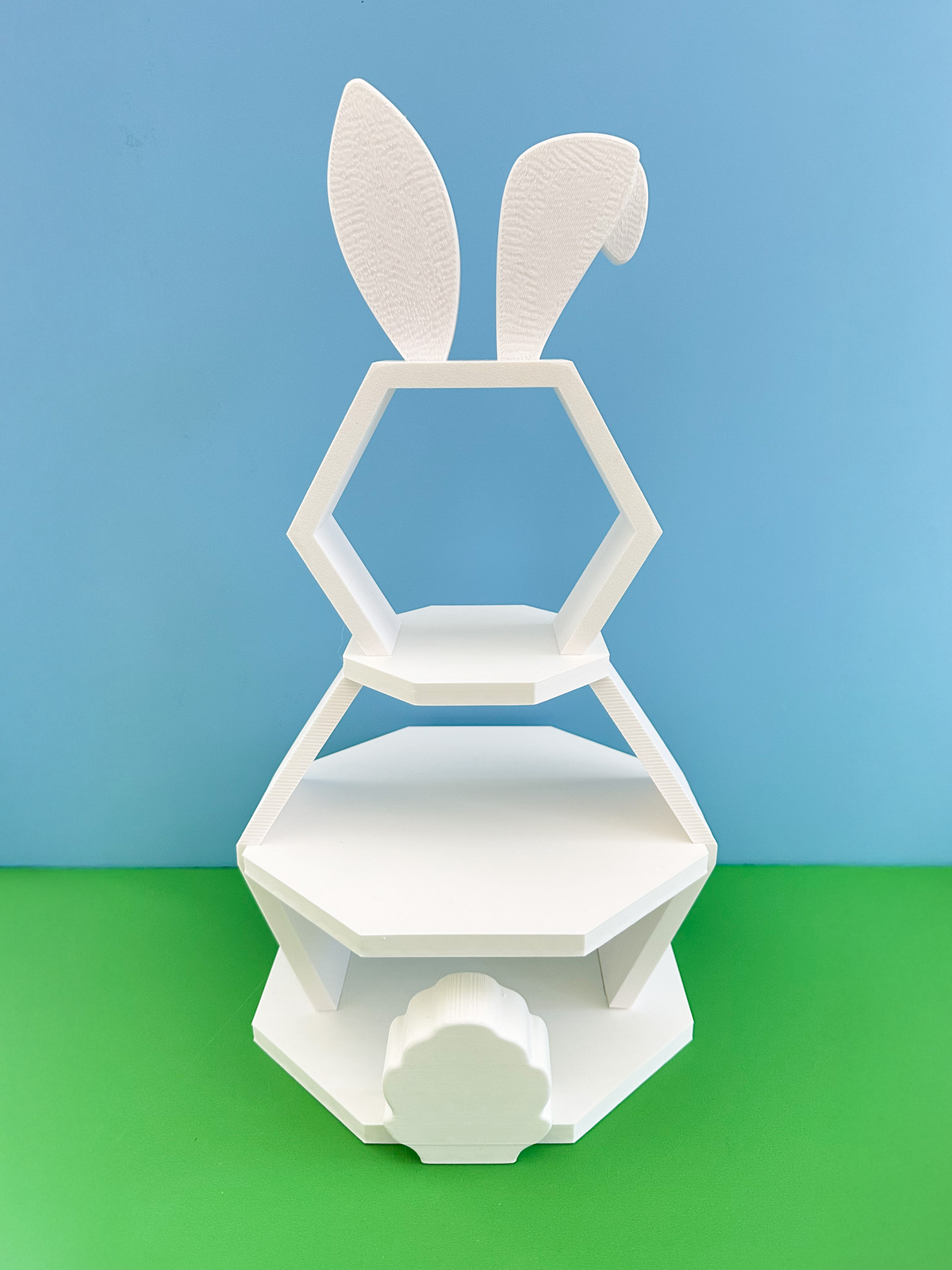 Easter Bunny 3-Tier Serving Stand