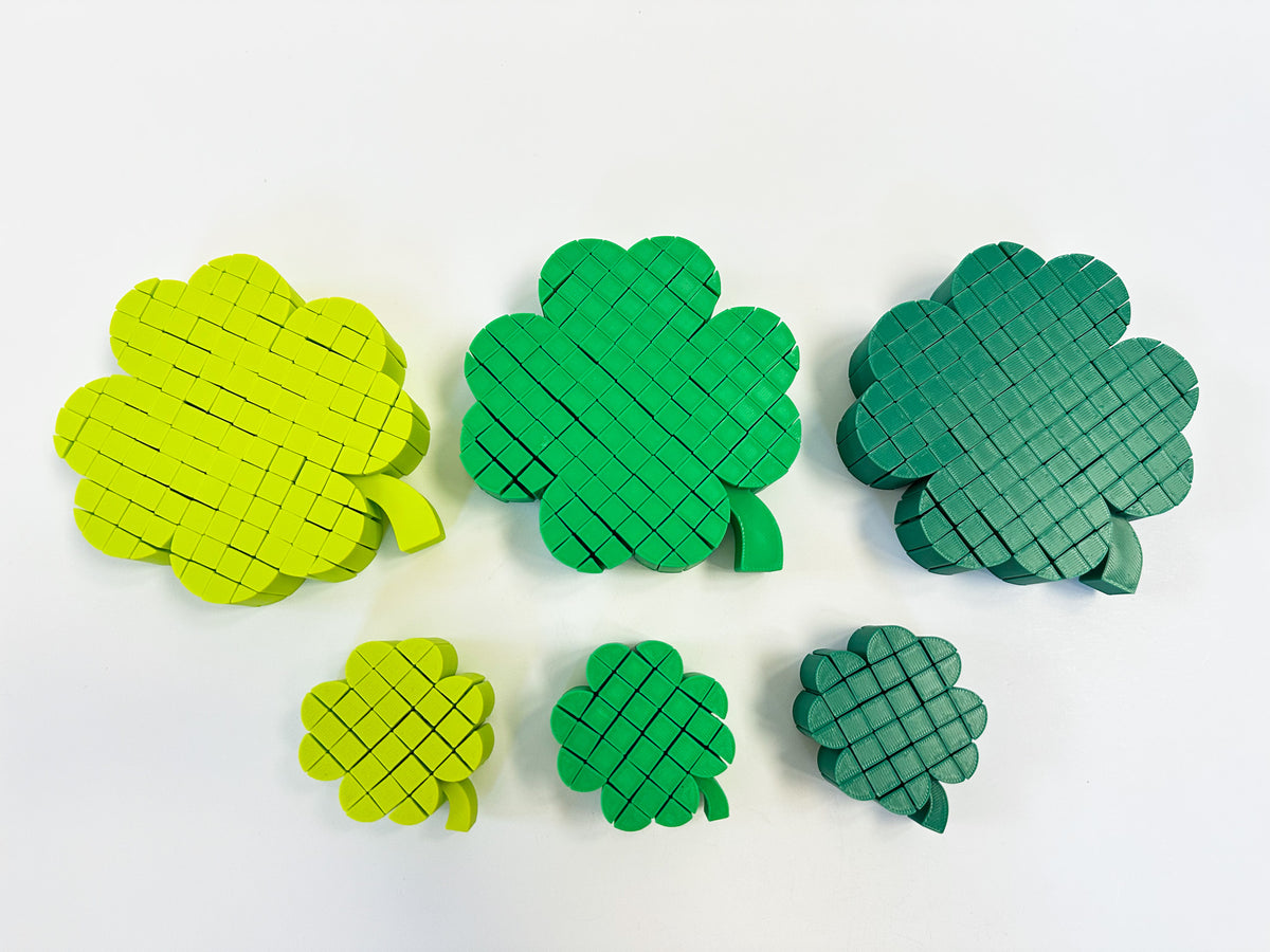 Pixel 4 Leaf Clover Fidget