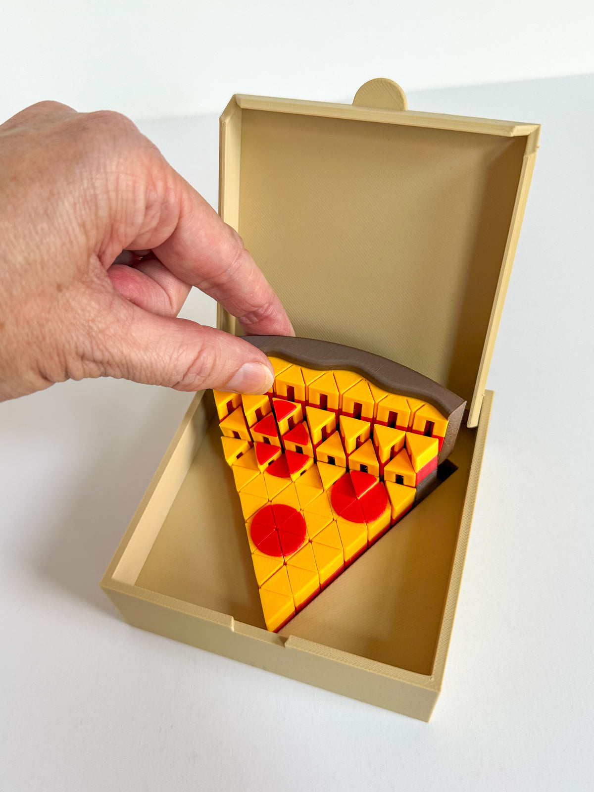 Pixel Pizza Slice with Pizza Box