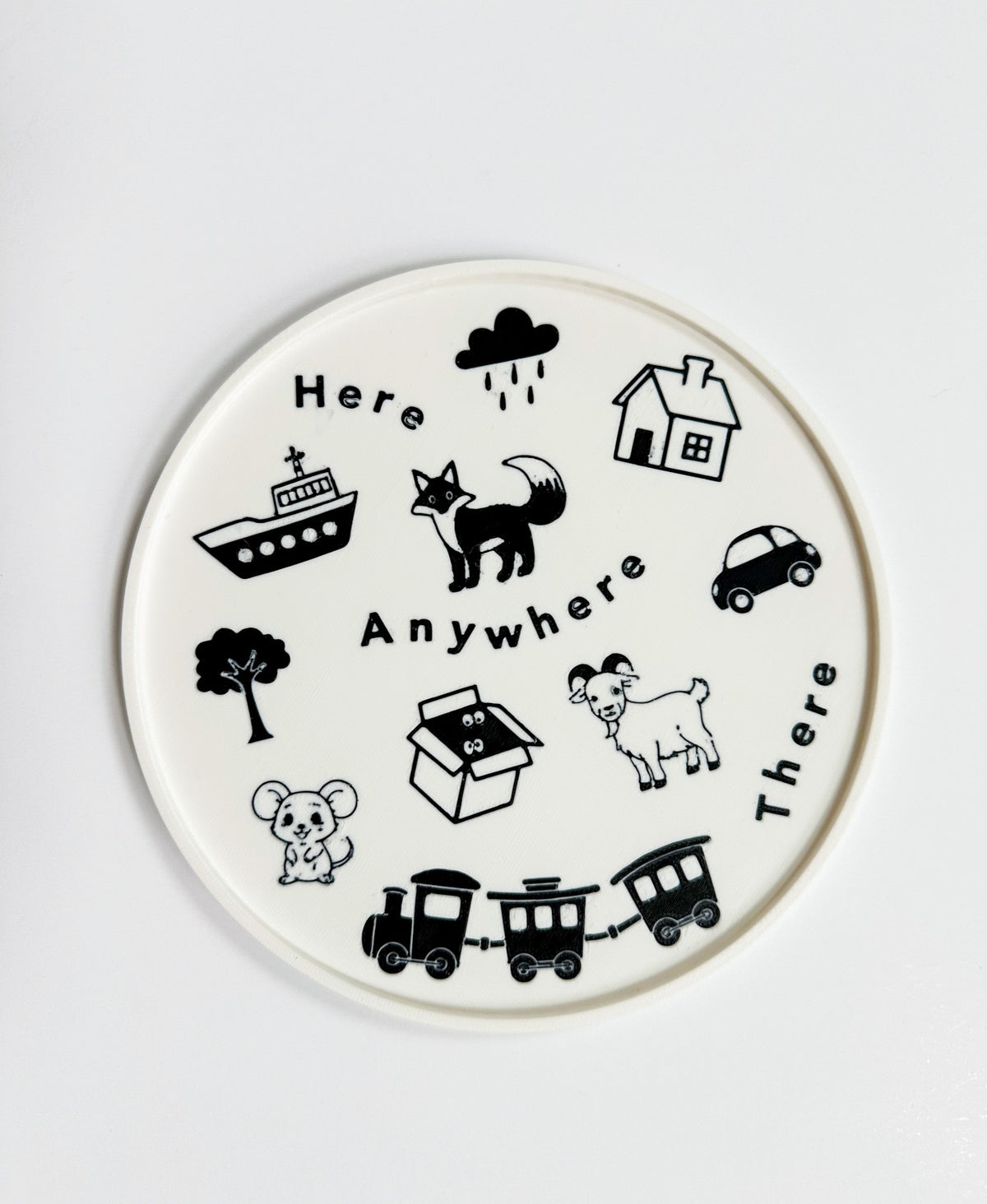Green Eggs, Slinky Ham and Plate Set