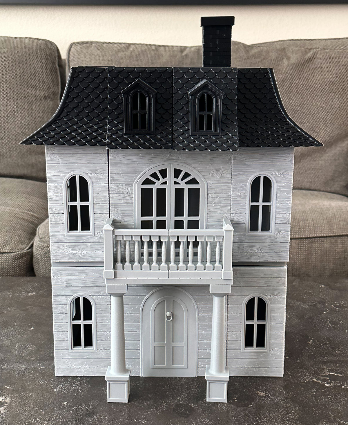 Magnetic Tile Haunted House: Walls