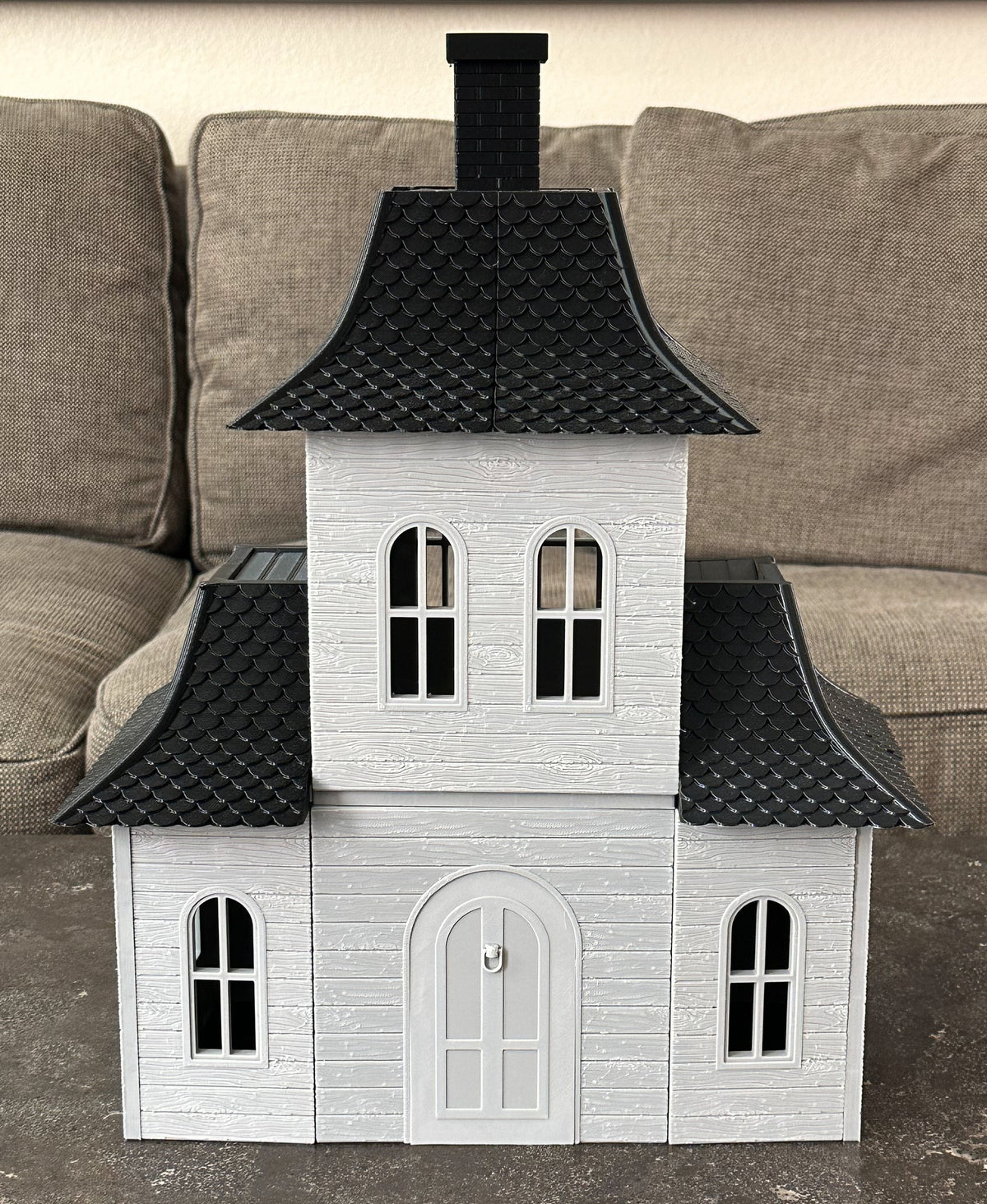 Magnetic Tile Haunted House: Walls
