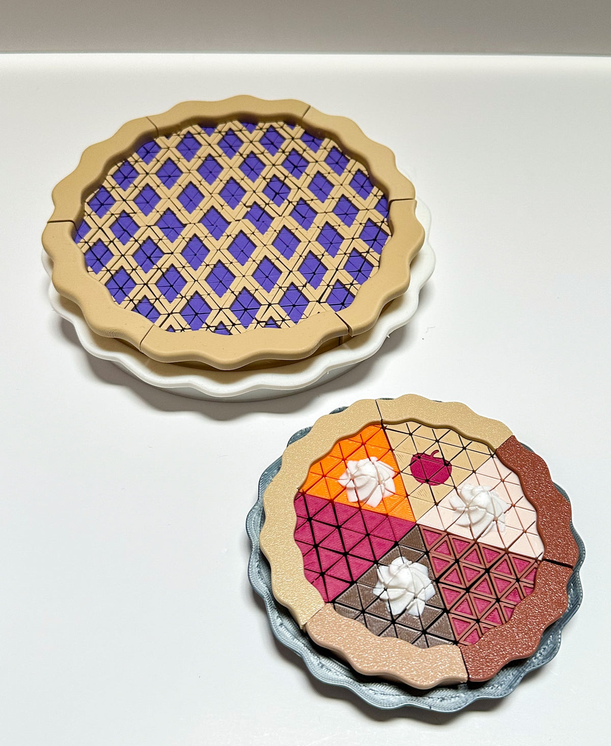 Mini Pixel Pie Slices and Pie Pan
