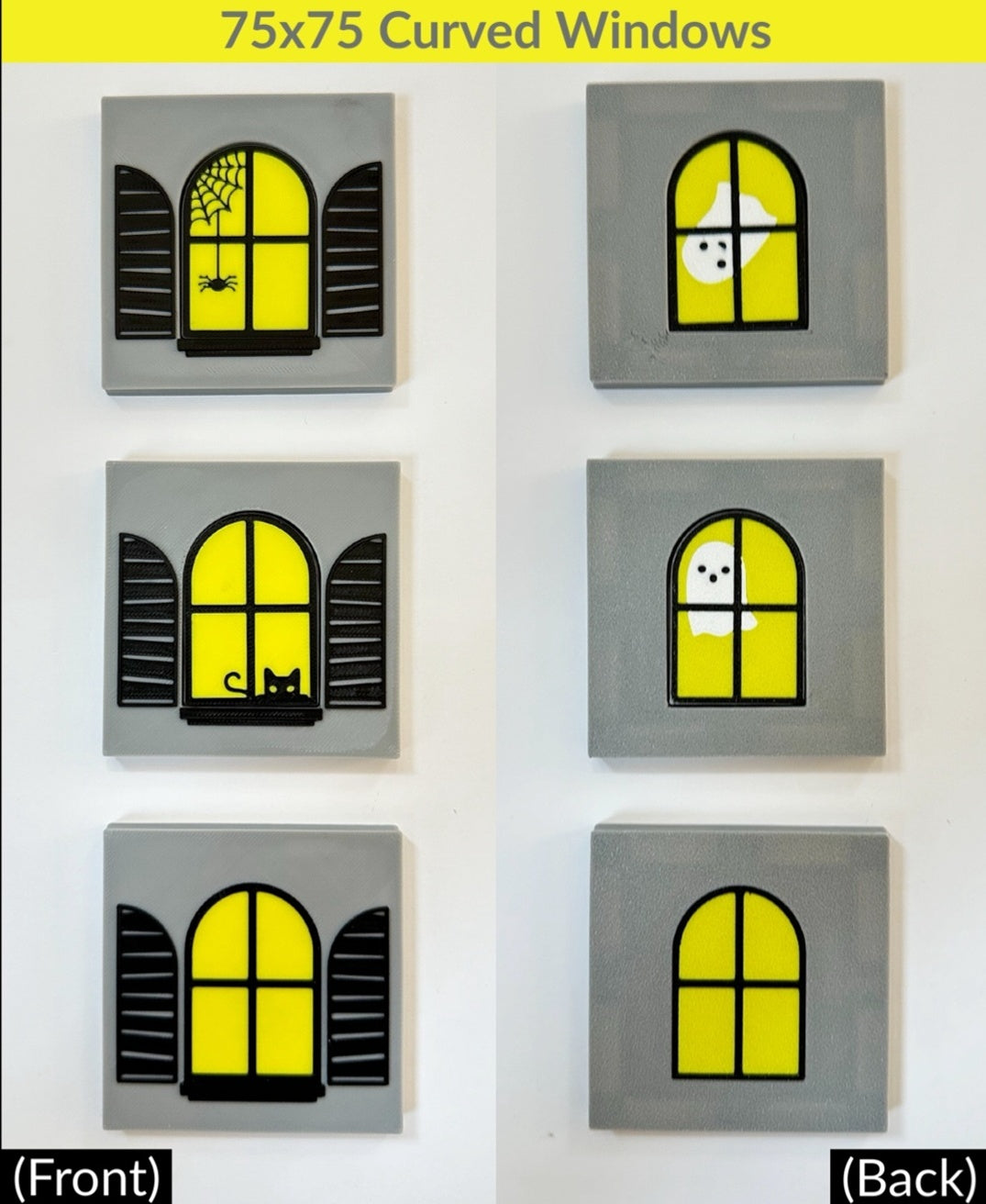 Mini Magnetic Tile Haunted House Collection